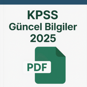 KPSS Güncel Bilgiler