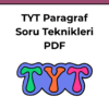 TYT Paragraf Soru Teknikleri PDF