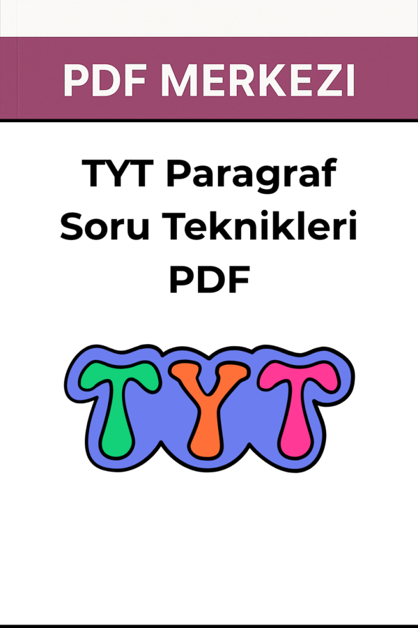 TYT Paragraf Soru Teknikleri PDF
